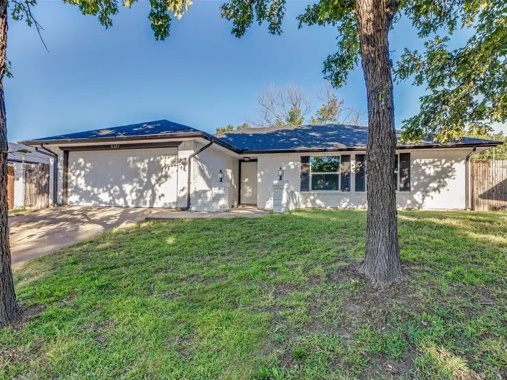 home with two car garage we bought fast in Fort Worth
